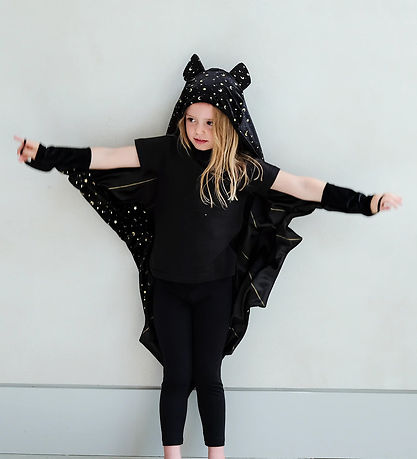 Mimi & Lula Kappe - Black Bat Halloween