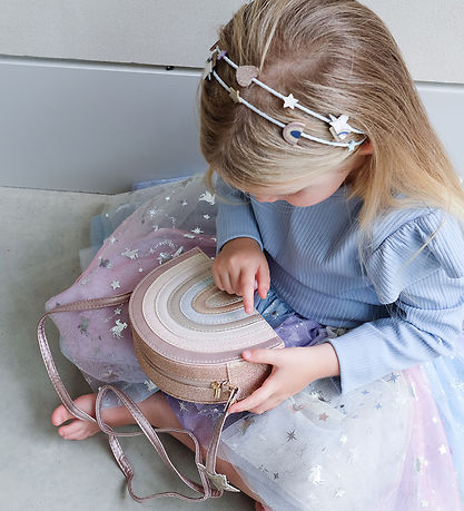 Mimi & Lula Skuldertaske - Pink Rainbow Enchanted