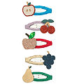 Mimi & Lula Hårspænder - 5-pak - Mini Fruity Mushroom Village