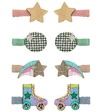Mimi & Lula Hårklips - 8-pak - 3 cm - Mini Disco Diva Dancing Qu Mimi & Lula Hårklips - 8-pak - 3 cm - Mini Disco Diva Dancing Qu
