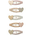 Mimi & Lula Hårspænder - 5-pak - Mini Heart Shimmer Enchanted