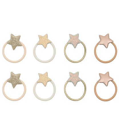 Mimi & Lula Hårelastikker - 8-pak - Mini Stellina Shimmer Enchan