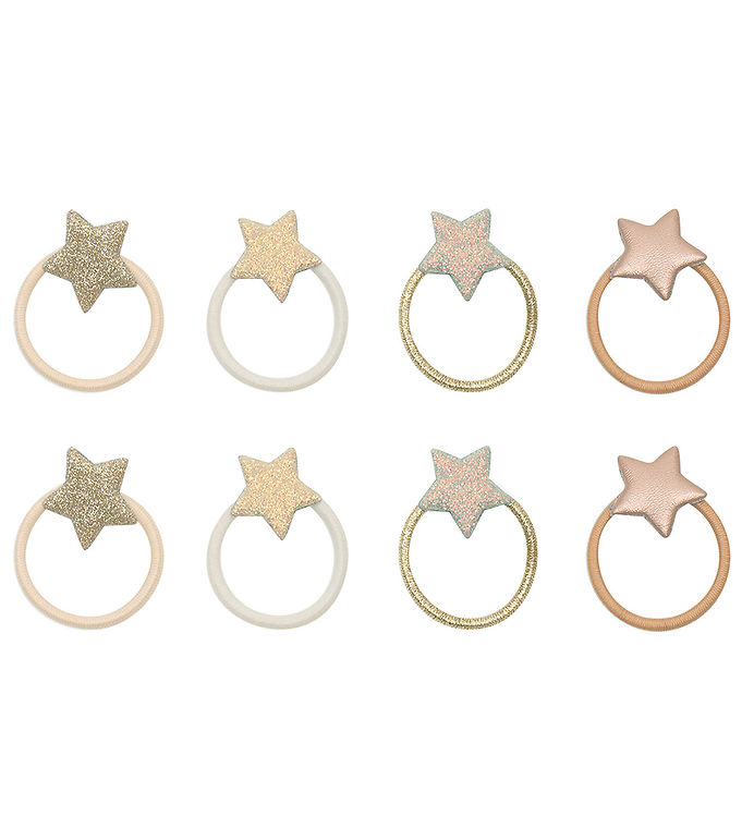 Mimi & Lula Hårelastikker - 8-pak - Mini Stellina Shimmer Enchan