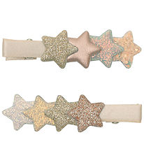 Mimi & Lula Hårklips - 2-pak - 5 cm - Layered Star Shimmer Encha