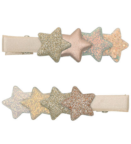 Mimi & Lula Hårclips - 2-pak . Layered Star Shimmer Enchanted