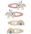 Mimi & Lula Hårspænder - 4-pak - 5 cm - Winged Unicorn Celeste Mimi & Lula Hårspænder - 4-pak - 5 cm - Winged Unicorn Celeste