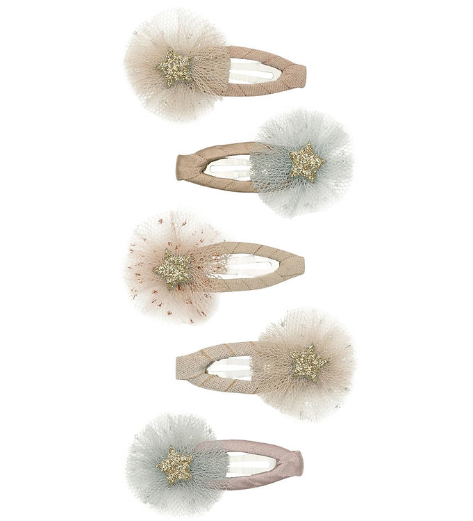 Mimi & Lula Hårspænder - 5-pak - 4 cm - Mini Tulle Enchanted