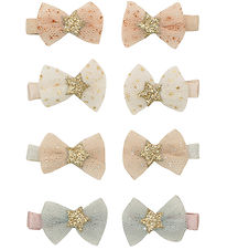 Mimi & Lula Hårklips - 8-pak - 3 cm - Mini Tutu Bow