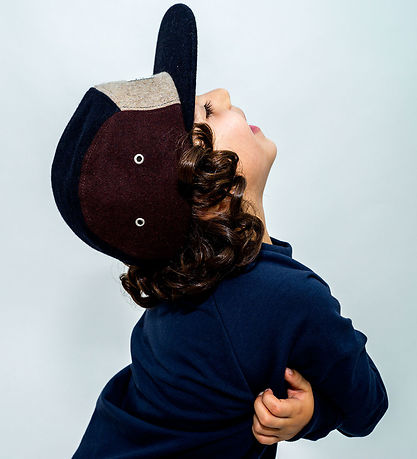 Lil'Boo Copenhagen Kasket - Uld - Brown/Navy