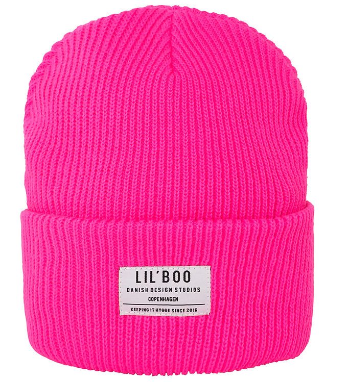 Lil'Boo Copenhagen Hue - Rib/Strik - Hygge - Neon Pink