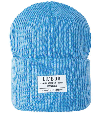LilBoo Copenhagen Hue - Strik - Hygge Beanie - Blue