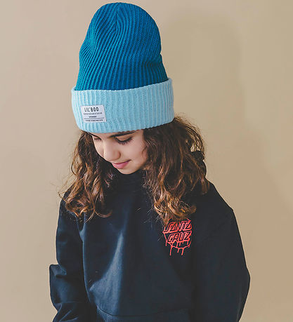 Lil'Boo Copenhagen Hue - Strik - Hygge Beanie - Blue