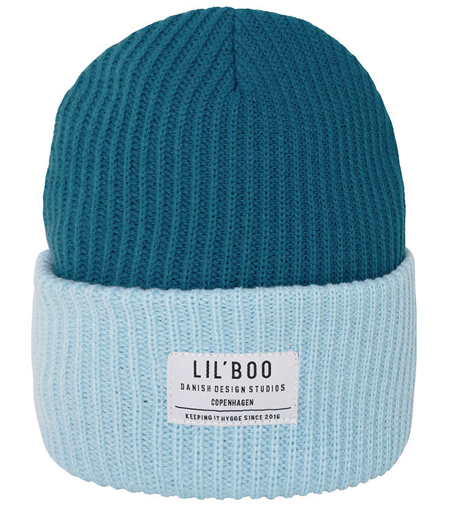 Lil'Boo Copenhagen Hue - Rib/Strik - Hygge - Blå