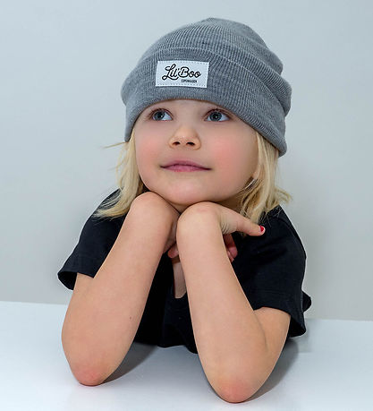 Lil'Boo Copenhagen Hue - Strik - Uld - Light Grey