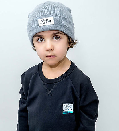 Lil'Boo Copenhagen Hue - Strik - Uld - Light Grey