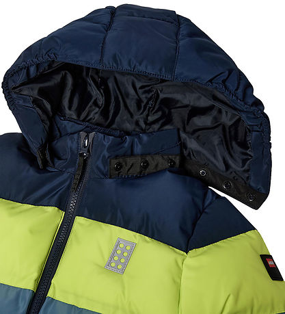 LEGO® Wear Vinterjakke - LWJipe - Blå/Gul