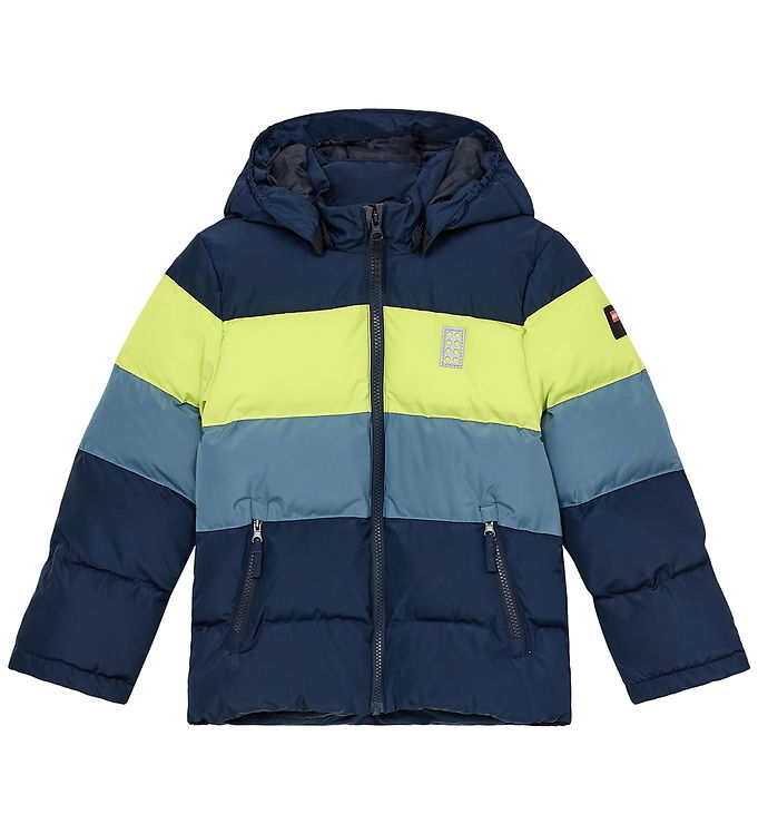LEGOÂ® Wear Dynejakke - LWJipe 705 - Navy/Blå/Gul