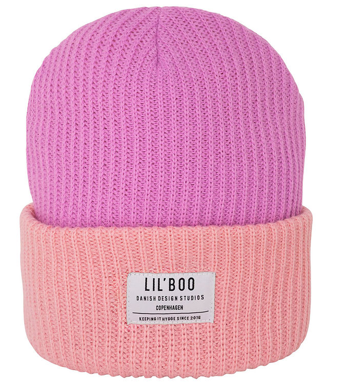 Lil'Boo Copenhagen Hue - Rib/Strik - Hygge - Pink/Purple