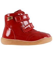 Bisgaard Vinterstøvler - Barefoot - Philine - Tex - Red Patent