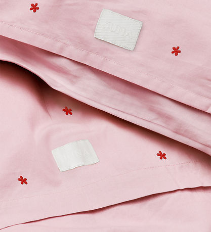 Juna Sengetøj - Daisy - Junior - Pink/Rød