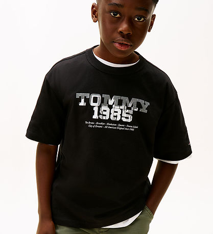 Tommy Hilfiger T-shirt - 1985 Graphic Print - Black