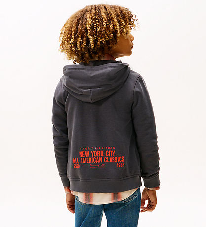 Tommy Hilfiger Cardigan - sweat - Washed Black/Grey