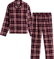 Tommy Hilfiger Nattøj - Straight - Tartan Reiker Burgundyred