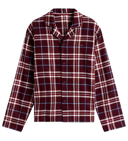 Tommy Hilfiger Nattøj - Straight - Tartan Reiker Burgundyred