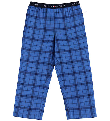 Tommy Hilfiger Pyjama Set - Flannel - Preppy Navy/Tonal Check Na Tommy Hilfiger Pyjama Set - Flannel - Preppy Navy/Tonal Check Na