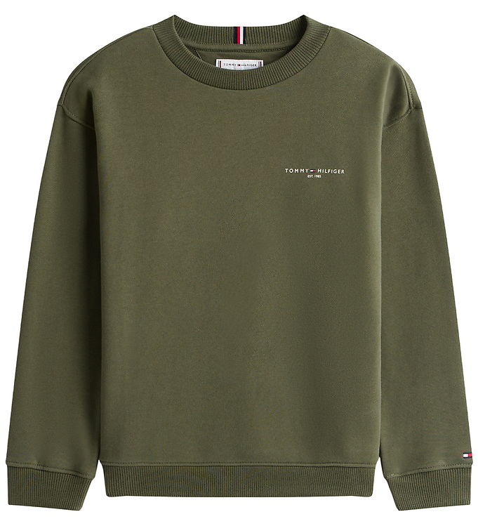Tommy Hilfiger Sweatshirt - Mini Corp - Pewter Green