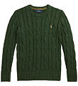 Polo Ralph Lauren Bluse - Strik - Bottle Green