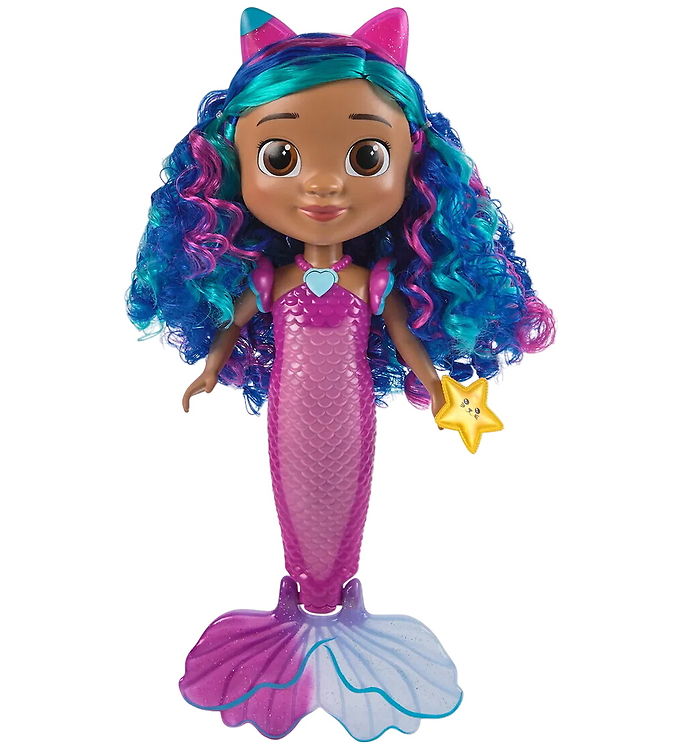 Gabby's Dollhouse Dukke - Sing & Shine Mermaid Gabby Doll - 36 c