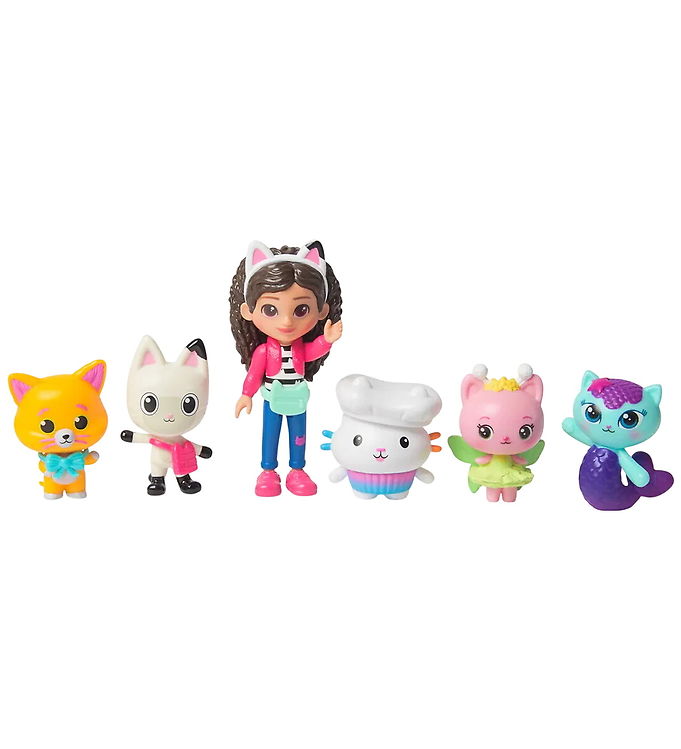 Gabby's Dollhouse Figurer - Big Cat-Venture - 6 Figure Giftset
