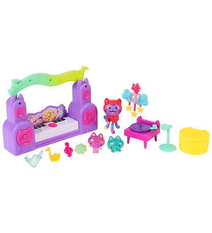 Gabby's Dollhouse Legetøj - Pawsome Party Room Story Set