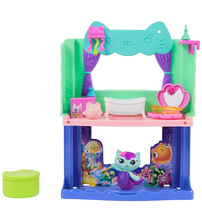 Gabby's Dollhouse Legetøj - Potal Rooms - MerCat's Spa-wesome Ba