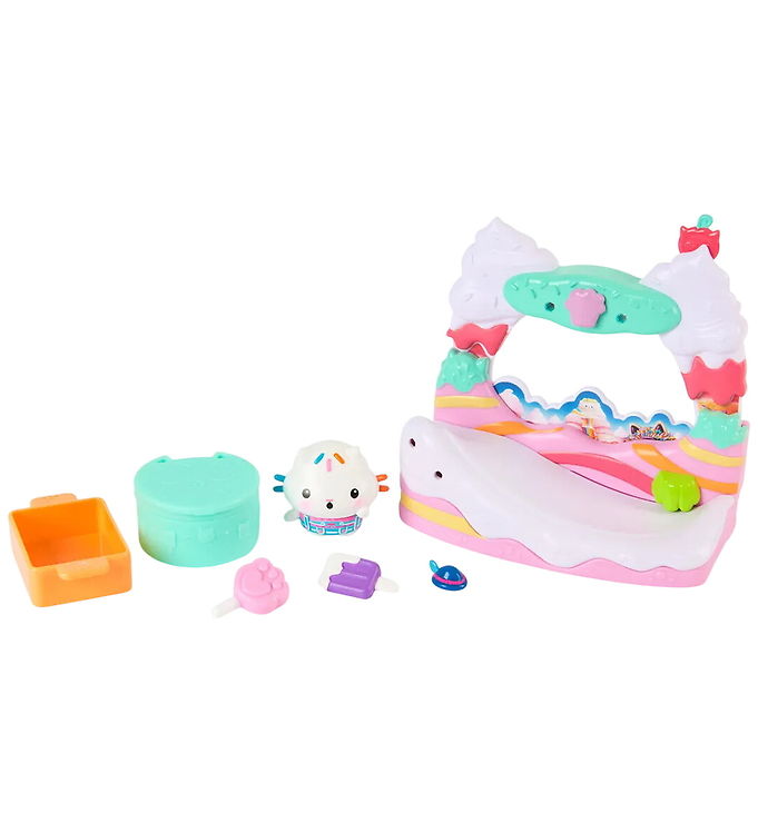 Gabby's Dollhouse Legetøj - Cakey Cat's Sweet Treat Balcony