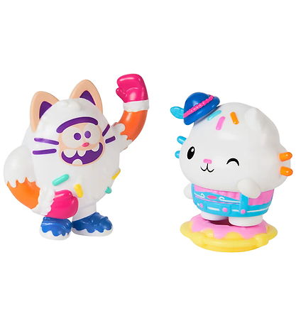 Gabby's Dollhouse Figurer - Cakey Cat & Cookie Bobby