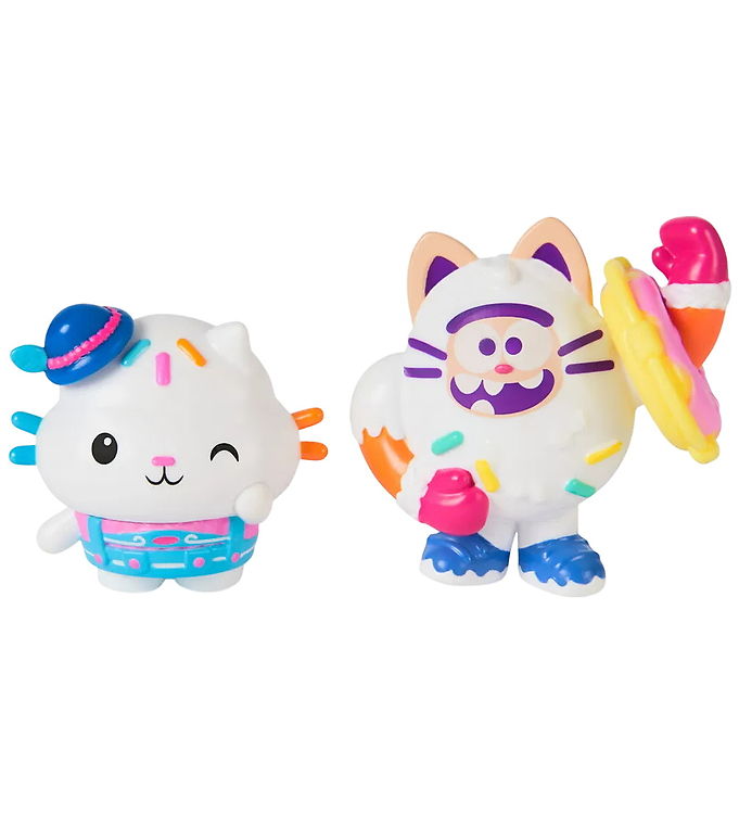 Gabby's Dollhouse Figurer - Cakey Cat & Cookie Bobby