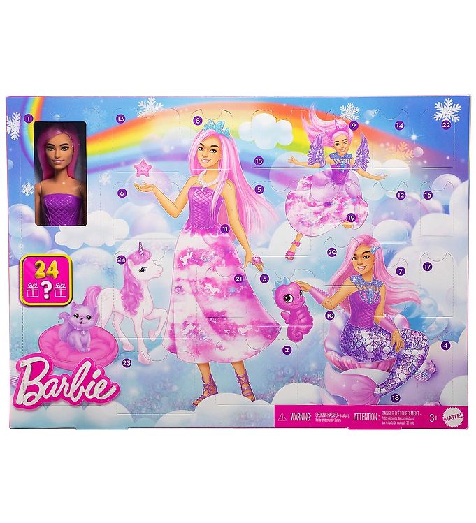 Barbie Fantasy Julekalender - 24 Låger