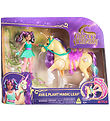 Unicorn Academy Legetøjsfigurer - 20 cm - Ava & Plant Magic Leaf