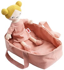 Krea Dukke m. Lift/Sengetøj - Rosa Krea Dukke m. Lift/Sengetøj - Rosa