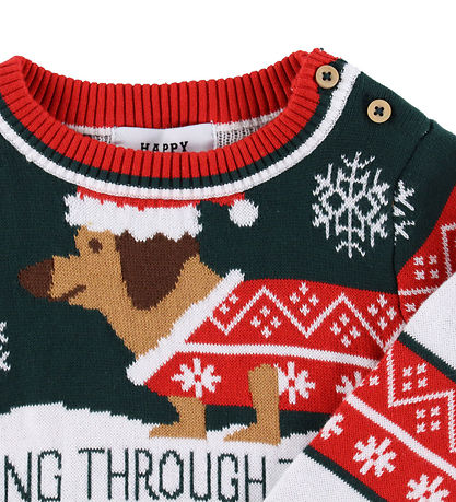 Jule-Sweaters Bluse - The Sausage Dog Christmas Sweater