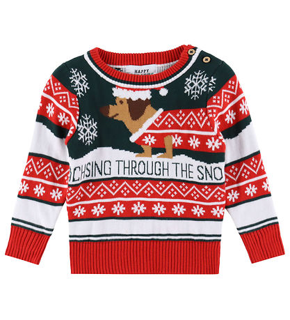 Jule-Sweaters Bluse - The Sausage Dog Christmas Sweater
