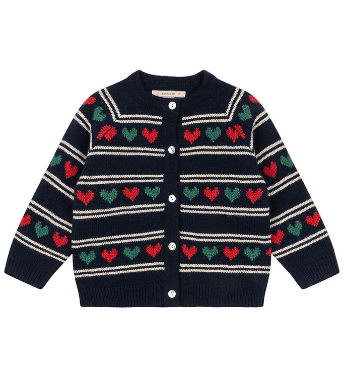 Konges Sløjd Cardigan - Uld/Polyamid - Belou - Heart