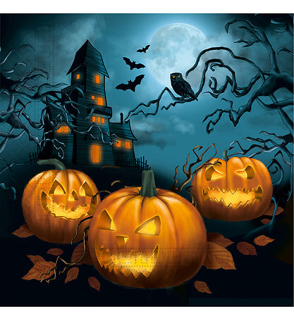 Decorata Party Servietter - 20-pak - 33*33 cm - Halloween Sensat