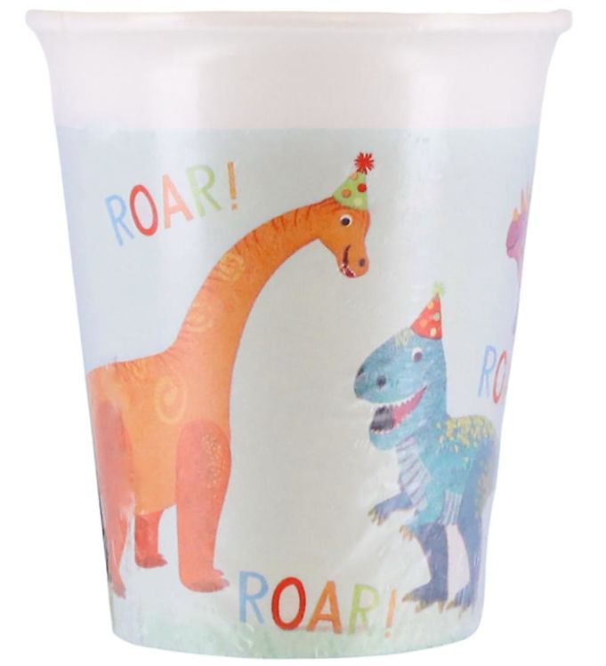 Decorata Party Papkrus - 8-pak - 200 ml - Dino Party