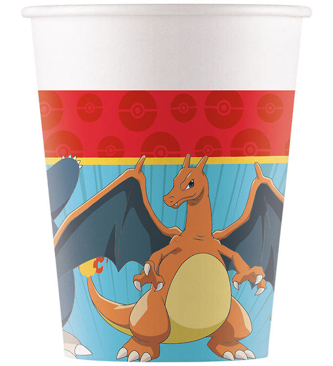 Decorata Party Papkrus - 8-pak - 200 ml - Pokémon