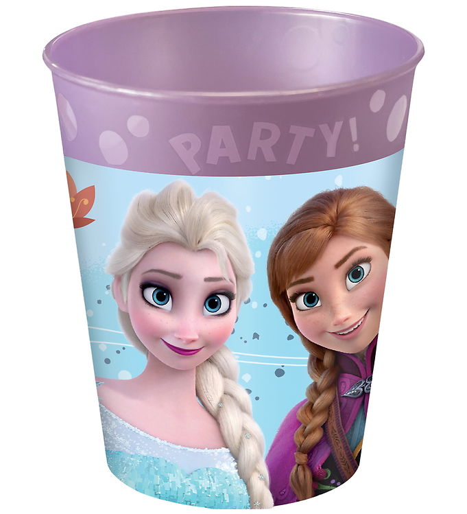 Decorata Party Plastikkopper - 4-pak - 250 ml - Frozen Idyllic W