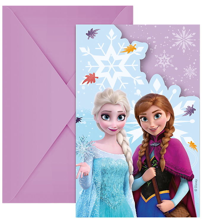 Decorata Party Invitationer - 6-pak - Frozen Idyllic Wonder