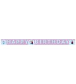 Decorata Party Happy Birthday Banner - Frozen Idyllic Wonder